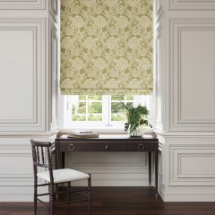 Deauville fern woven roman blind