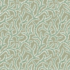 Emeline Sage Linen Mix Fabric