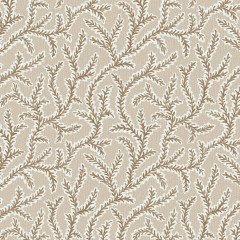 Emeline Truffle Linen Mix Fabric