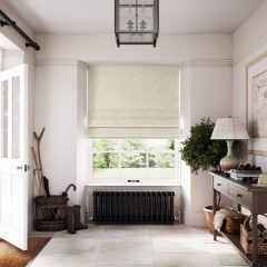 Emeline Truffle Linen Mix Roman Blind