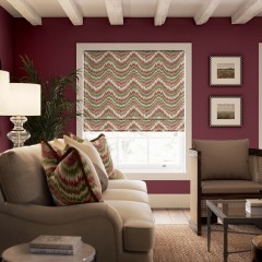 Fable Bramble Velvet Roman Blind