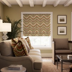 Fable Spice Velvet Roman Blind