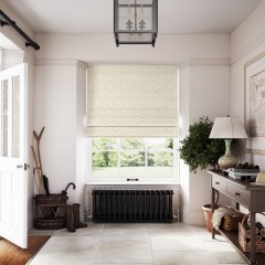 Fez Natural Linen Mix Roman Blind