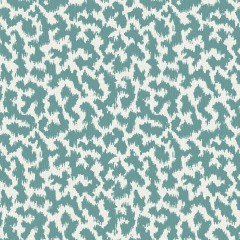 Fez Teal Linen Mix Fabric