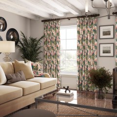 Florence Blush Velvet Curtain