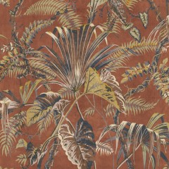 Guadeloupe Russet Velvet Fabric