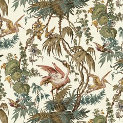 Herons Antique Velvet Fabric