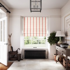 Ornella Blush Linen Mix Roman Blind