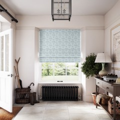 Parisa Indigo Linen Mix Roman Blind