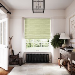 Samira Fern Linen Mix Roman Blind