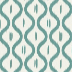 Shirvan Teal Linen Mix Fabric