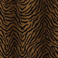 Tiger Espresso Velvet Fabric