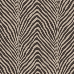 Zebra Espresso Velvet Fabric