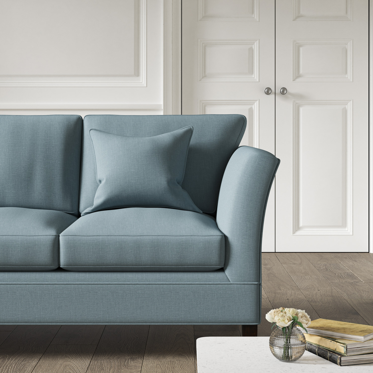 Light blue 3 2024 seater sofa