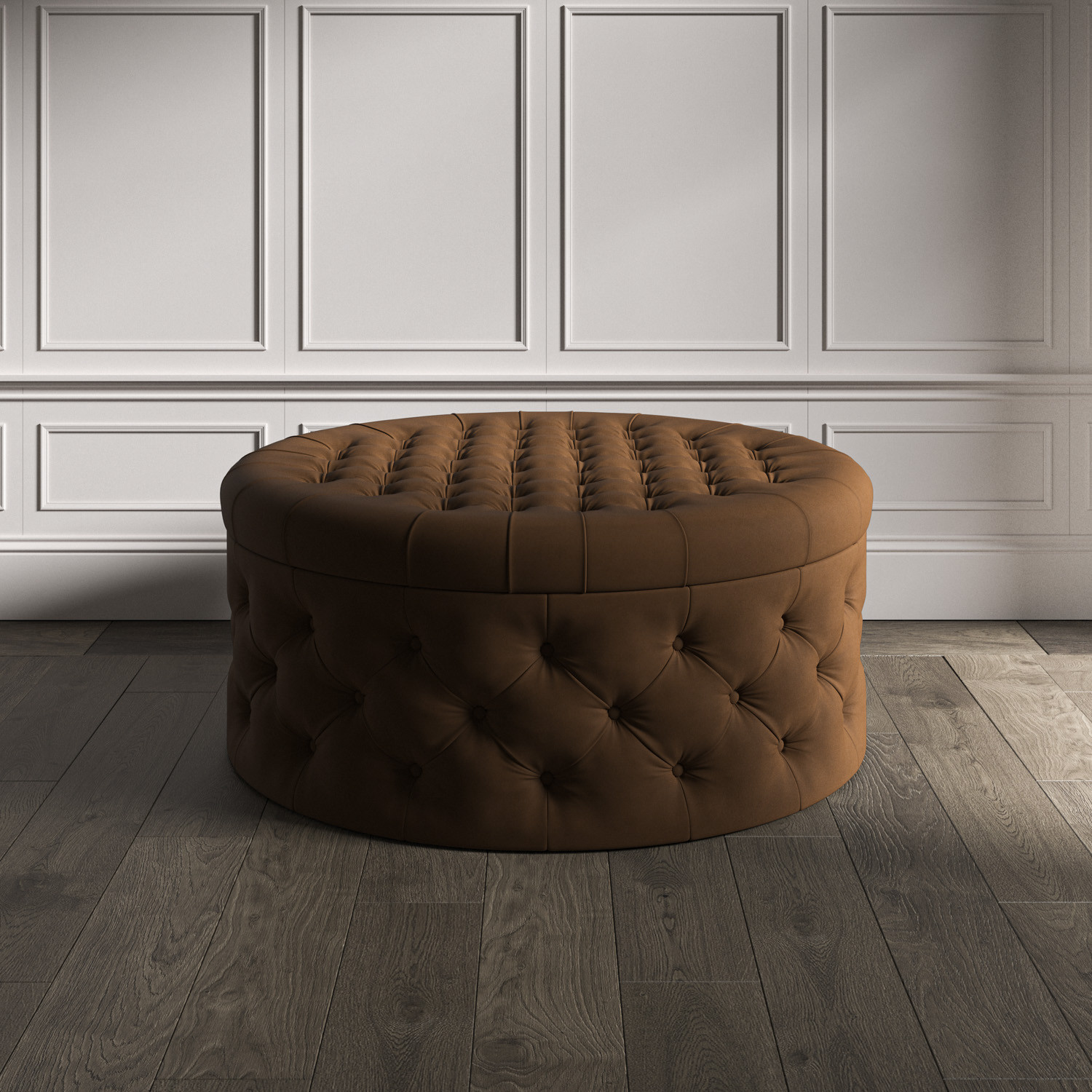 Chocolate ottoman deals