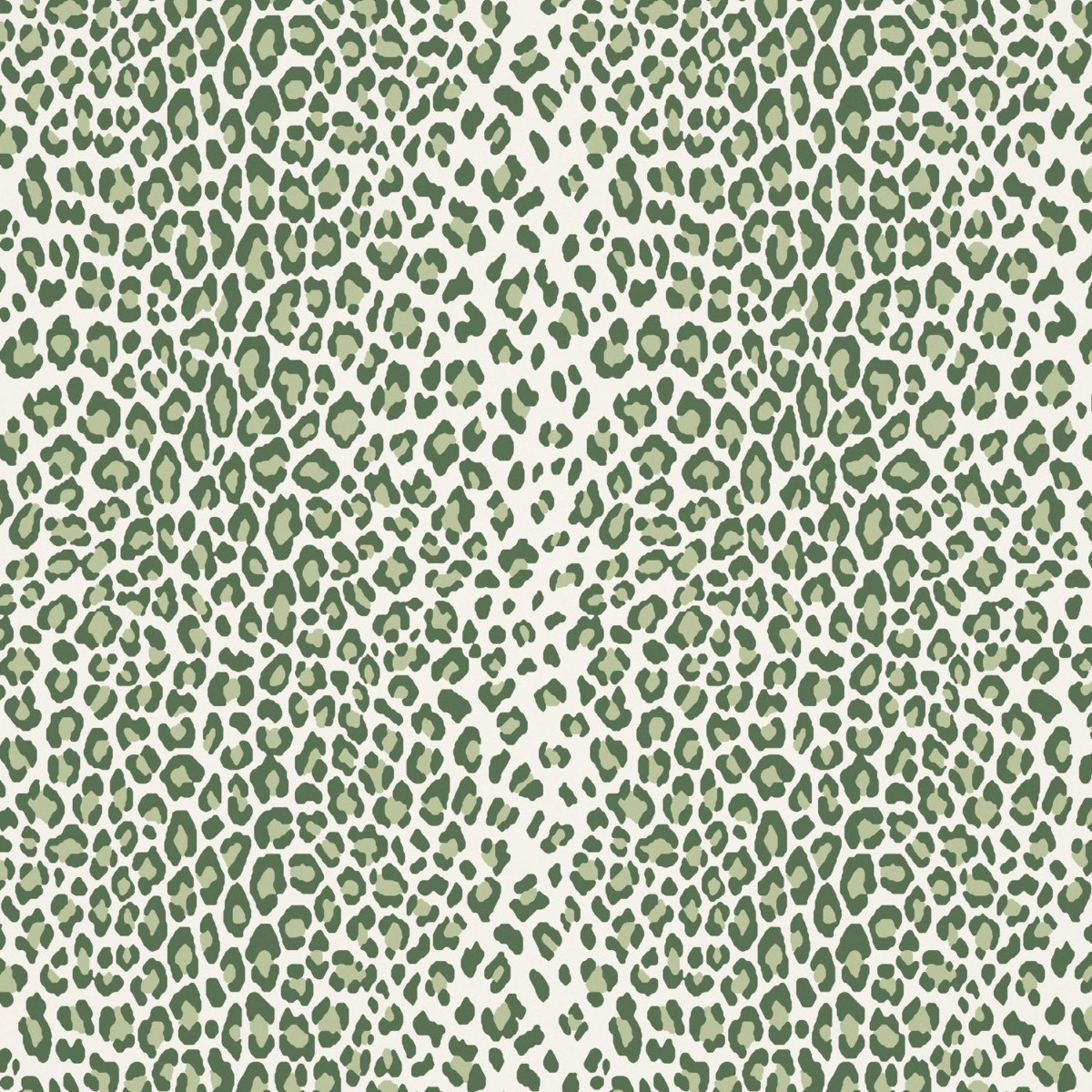 Green Leopard Fabric, Wallpaper and Home Decor