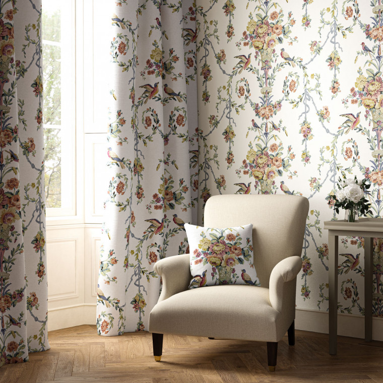 Chatsworth Harvest Linen Mix Made to Measure Curtains | Warner House