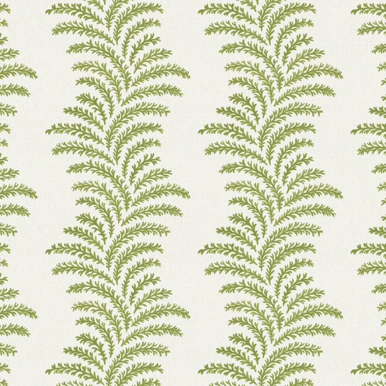 Aubry Fern Linen Mix Fabric