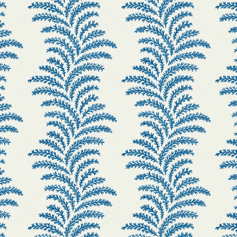 Aubry Indigo Linen Mix Fabric