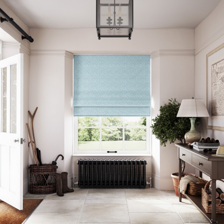 Emeline Chambray Linen Mix Roman Blind