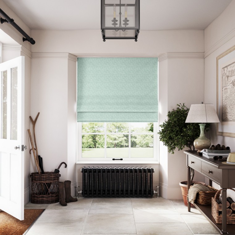 Emeline Mineral Linen Mix Roman Blind