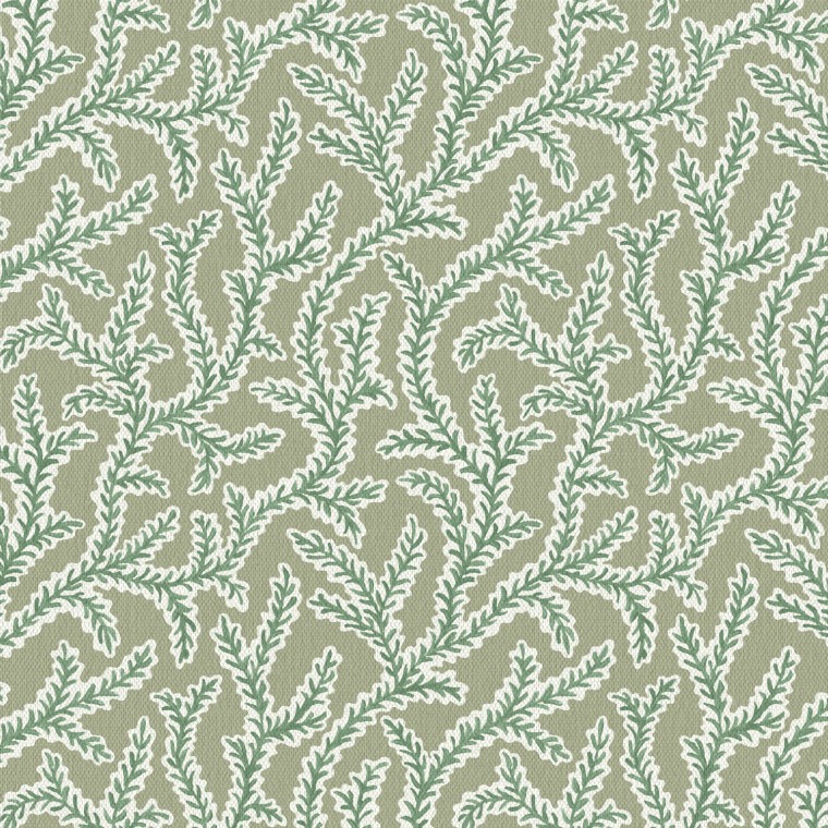 Emeline Sage Linen Mix Fabric