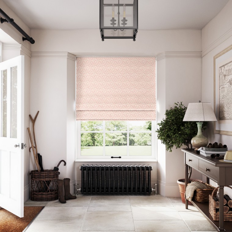 Fez Blush Linen Mix Roman Blind