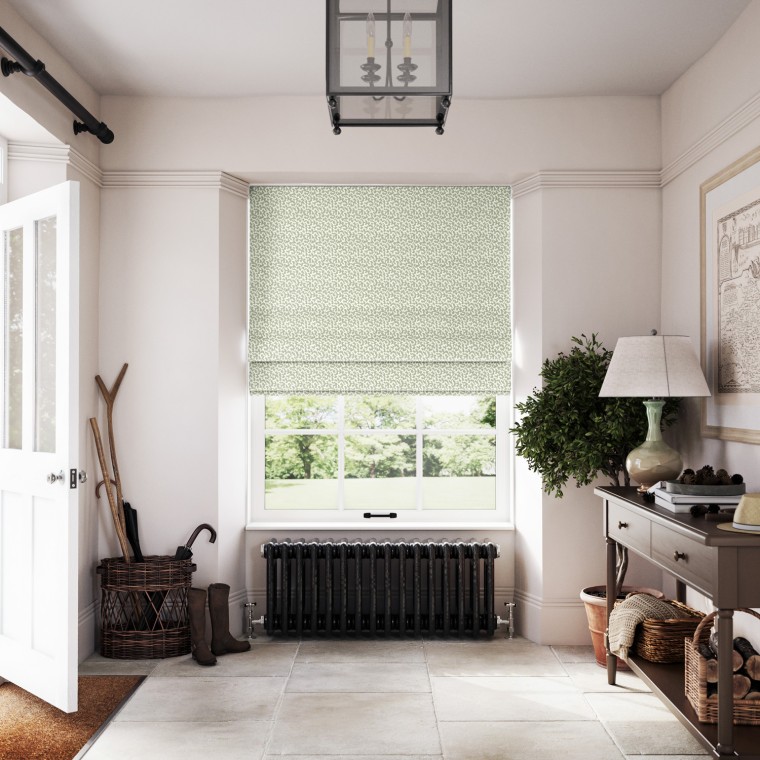 Fez Sage Linen Mix Roman Blind