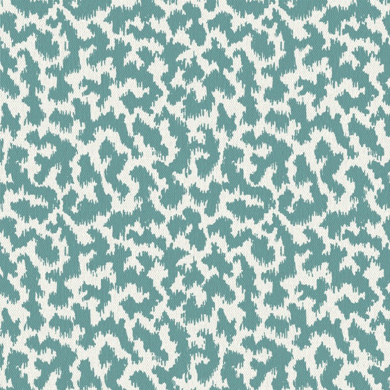 Fez Teal Linen Mix Fabric