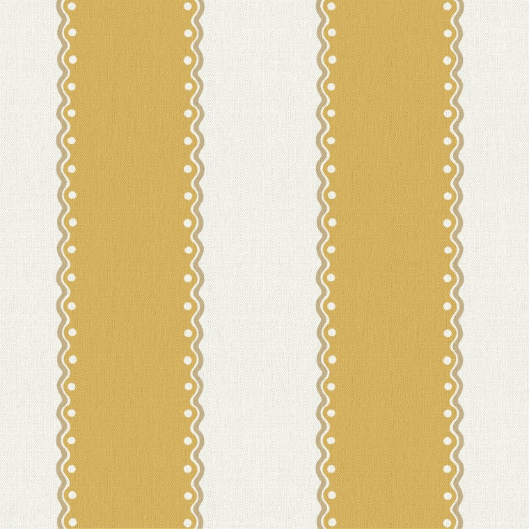 Ornella Gold Linen Mix Fabric