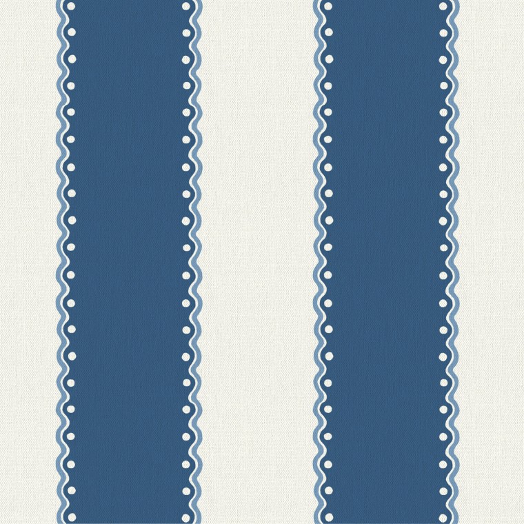 Ornella Indigo Linen Mix Fabric