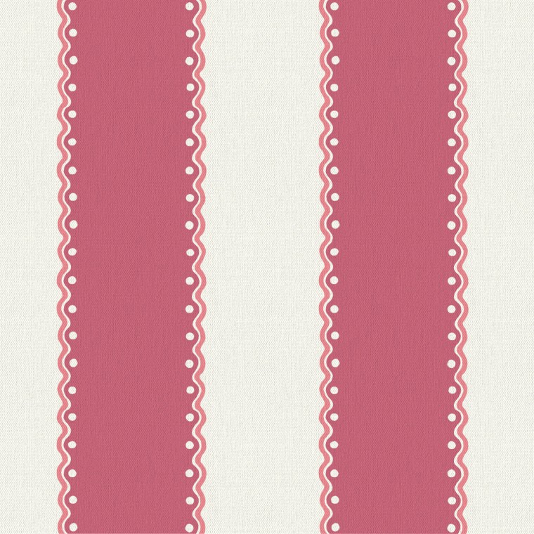 Ornella Raspberry Linen Mix Fabric