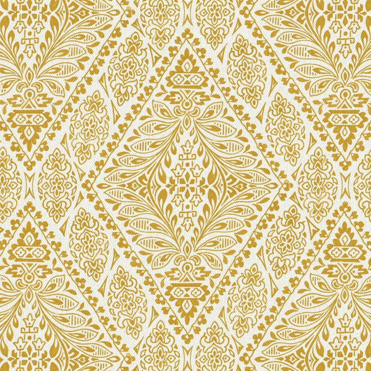 Parisa Gold Linen Mix Fabric