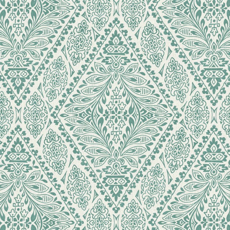 Parisa Teal Linen Mix Fabric