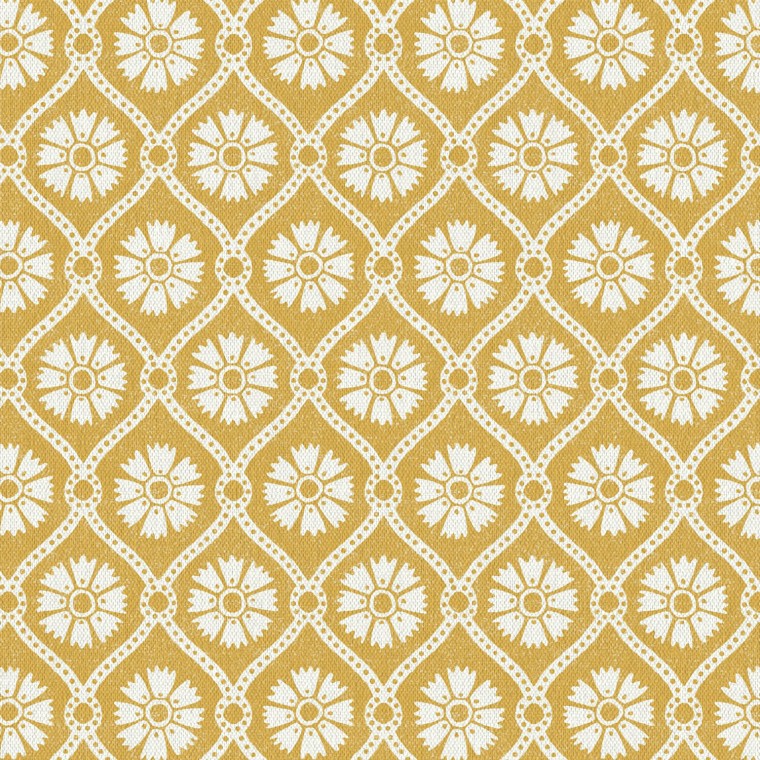 Samira Gold Linen Mix Fabric