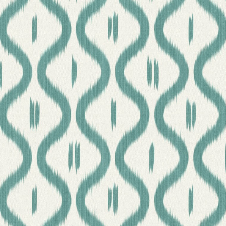 Shirvan Teal Linen Mix Fabric