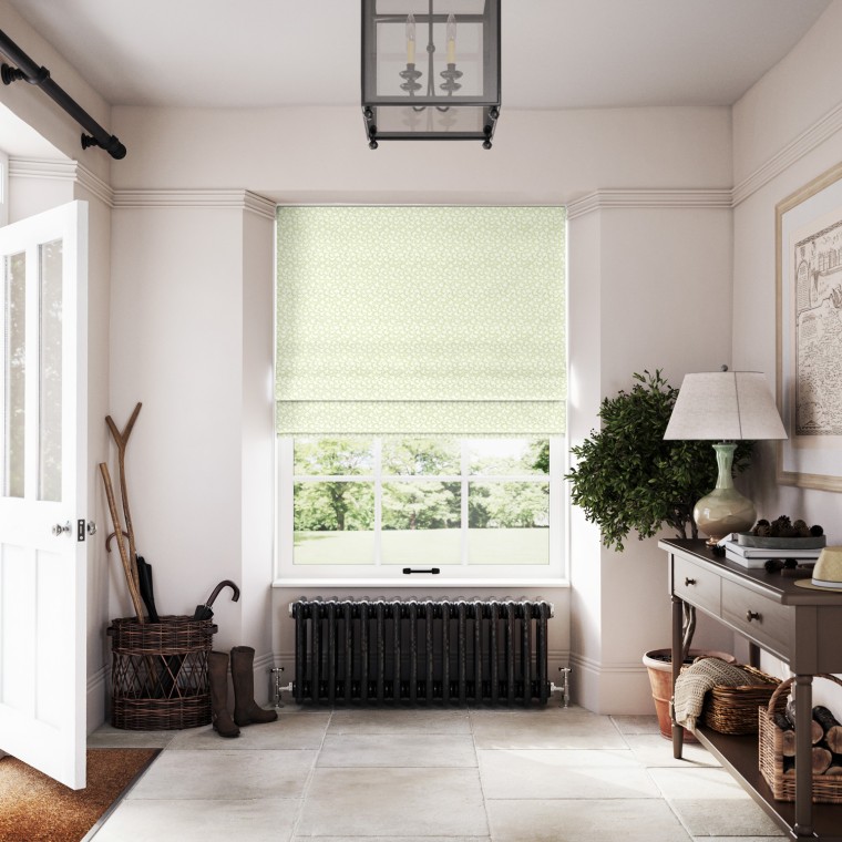 Ziya Fern Linen Mix Roman Blind