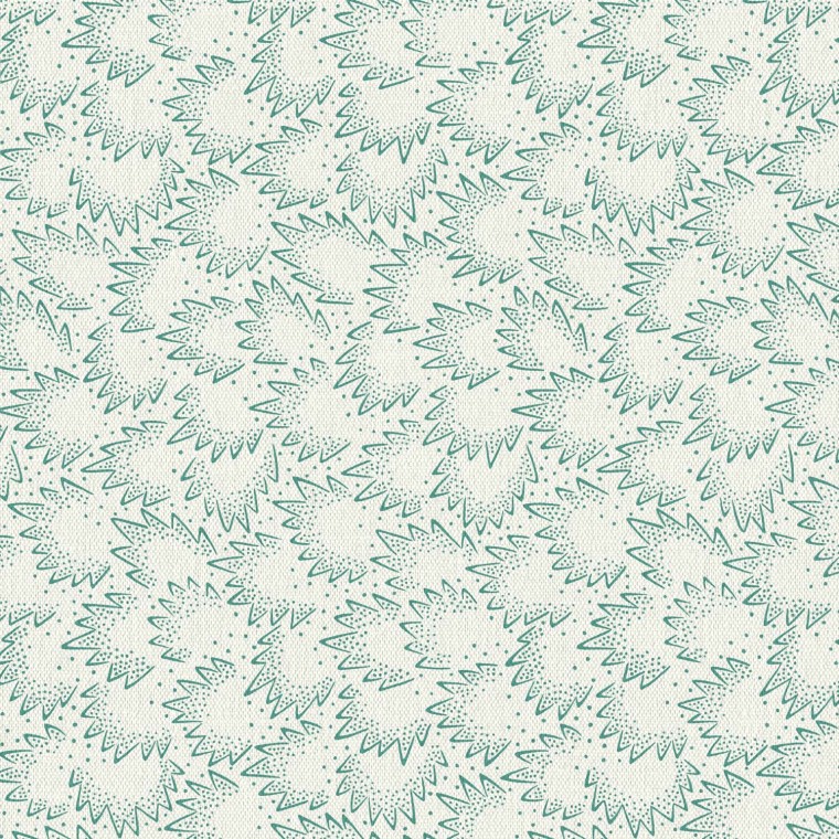 Ziya Teal Linen Mix Fabric