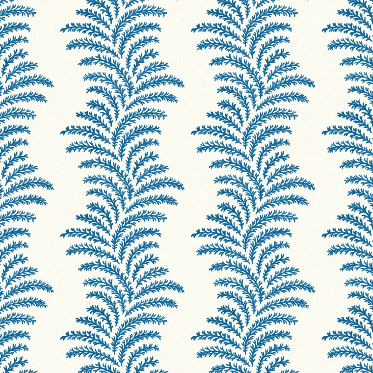 Aubry Indigo Wallpaper