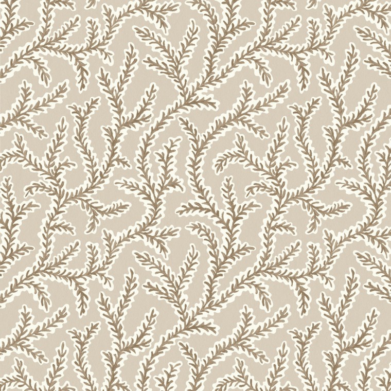 Emeline Truffle Wallpaper