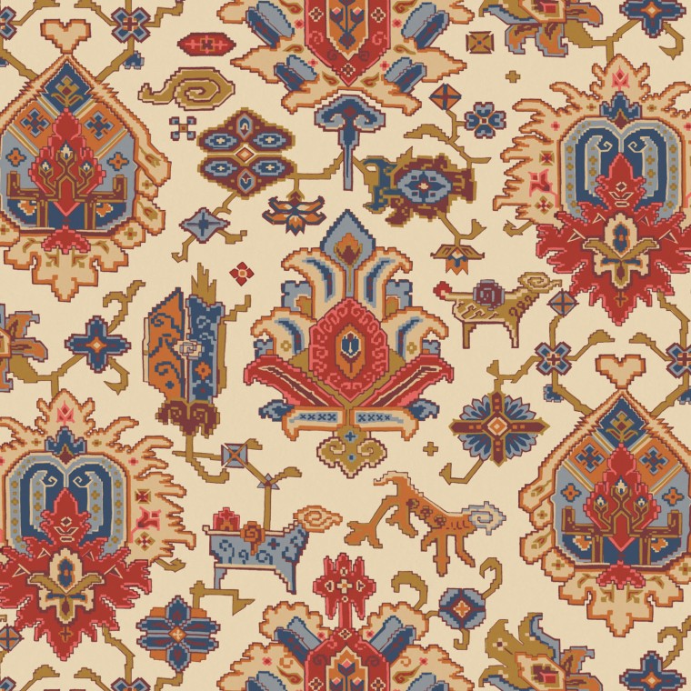 Isfahan Antique Wallpaper