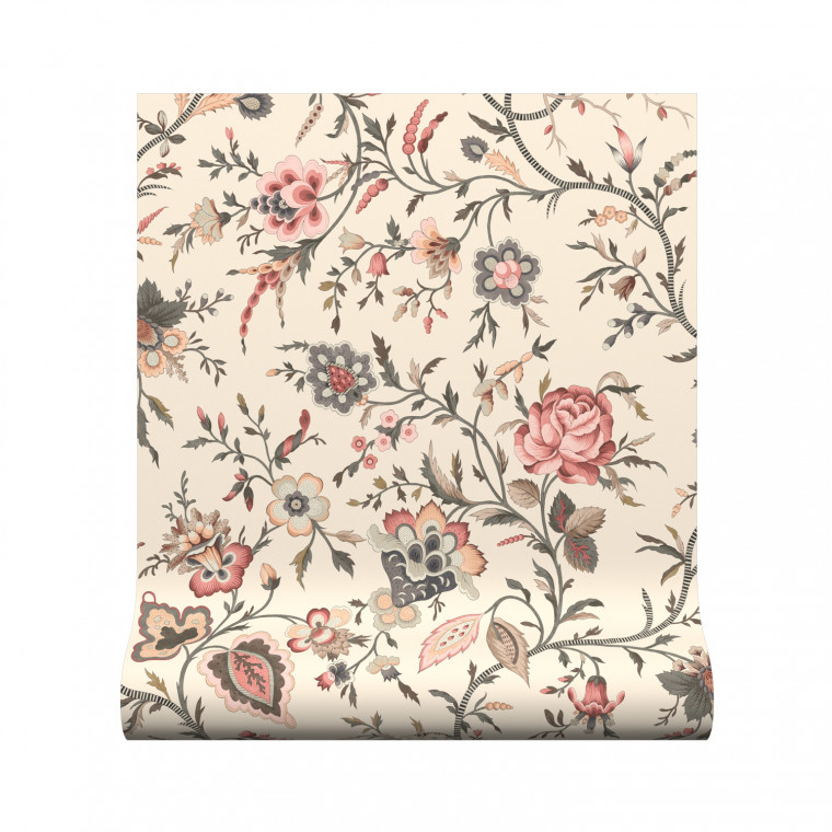 Lavenham Rose Wallpaper | Warner House