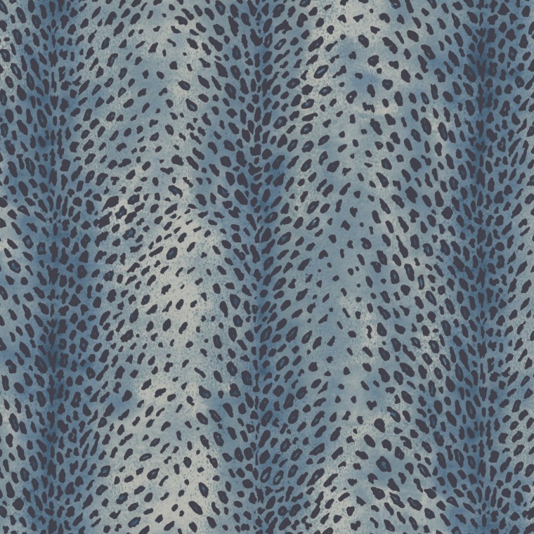 Masai Indigo Wallpaper