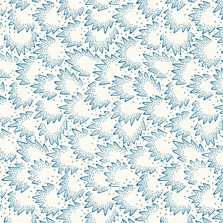 Ziya Indigo Wallpaper