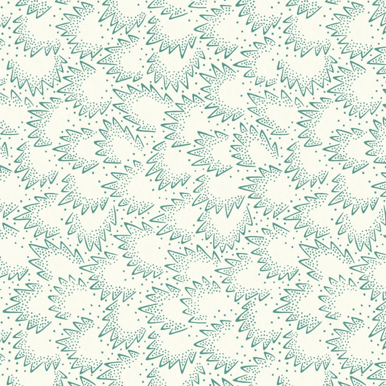 Ziya Teal Wallpaper