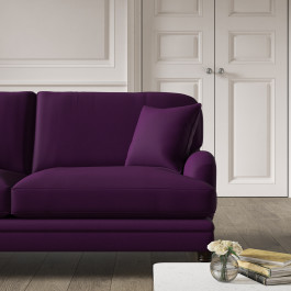 Purple and clearance white sofa