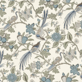 Peacock Trail Tourmaline Wallpaper | Warner House