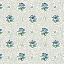 Primula Blue Wallpaper | Warner House