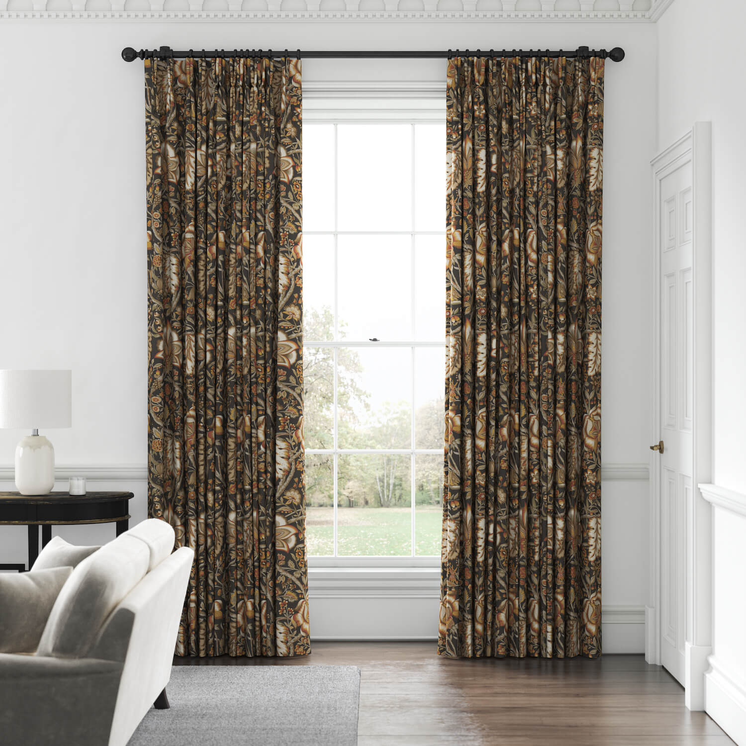 Brown Made to Measure Curtains 