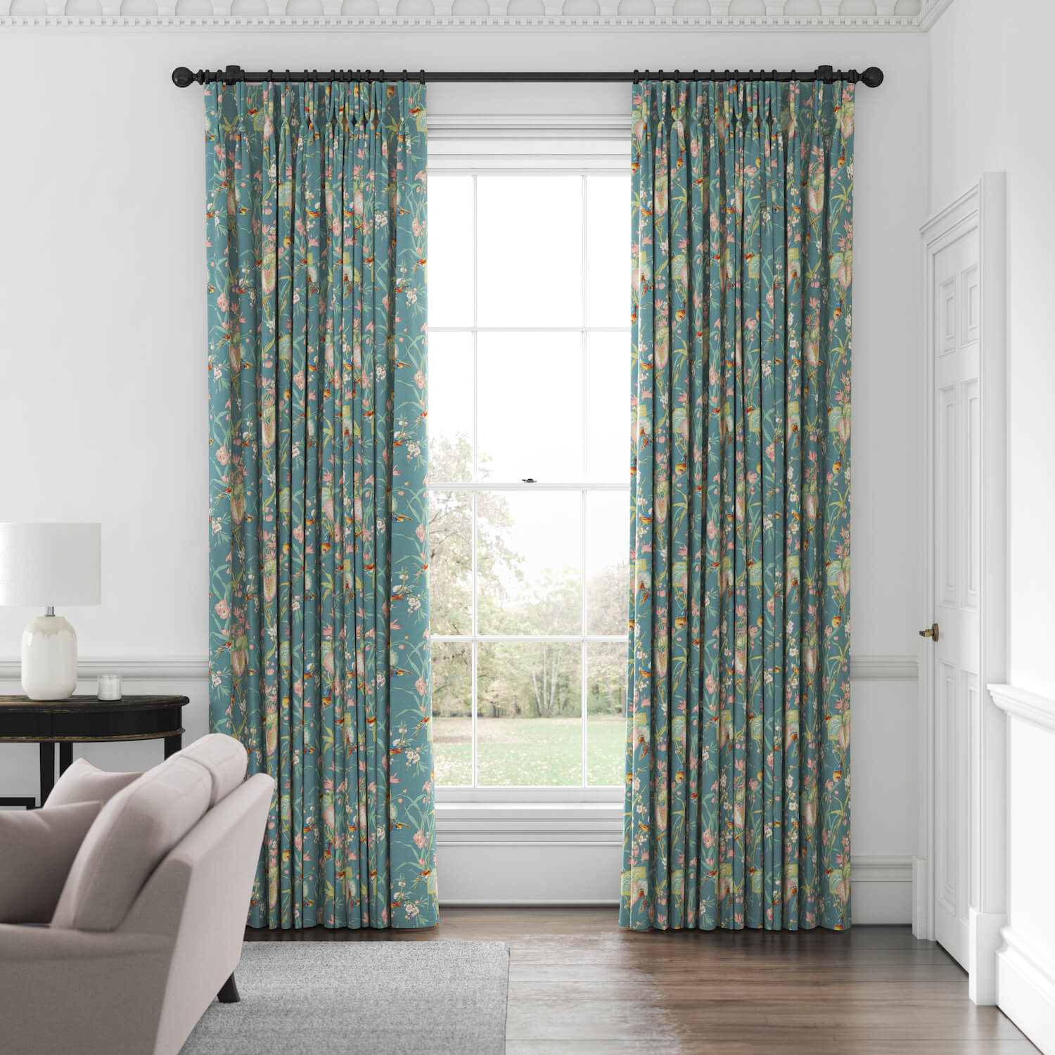 Teal Made to Measure Curtains